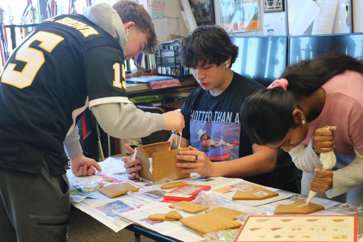 Californian staff competes in the annual gingerbread competition.