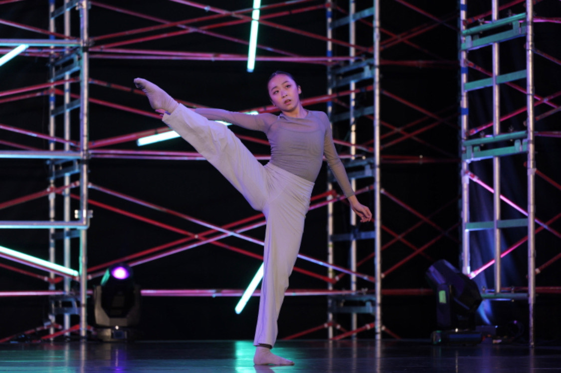 Gisela Lau performs at the RADIX Dance Convention on Nov. 8 in San Francisco. Lau, who was accepted to University of Michigan for dance, placed 10th in the senior solo category.